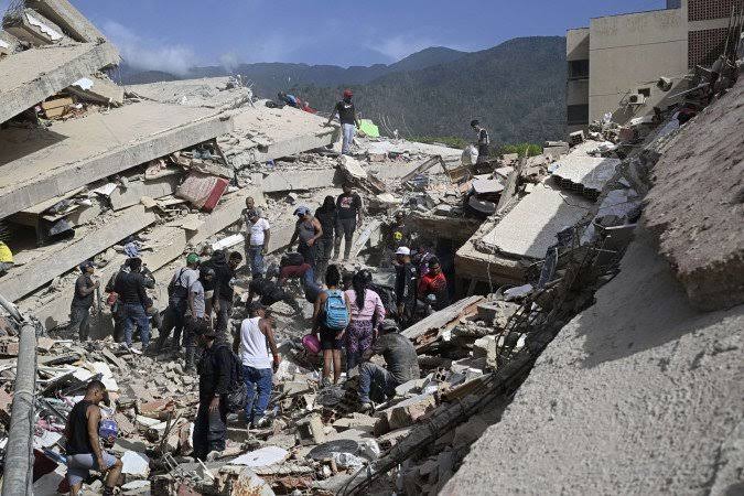 Ajude a Venezuela a se reerguer após o terremoto — a área afetada